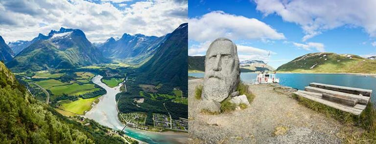 Åndalsnes and Eidsbugaarden in Norway