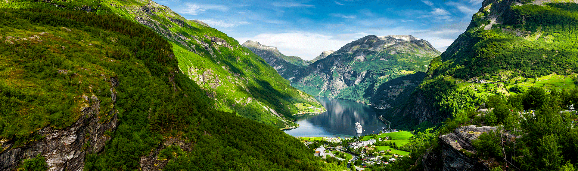 Beautiful Geiranger in Norway