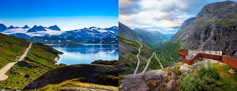 Sognefjellet and Trollstigen in Norway