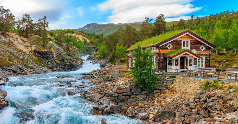 Old house in Lom, Norway